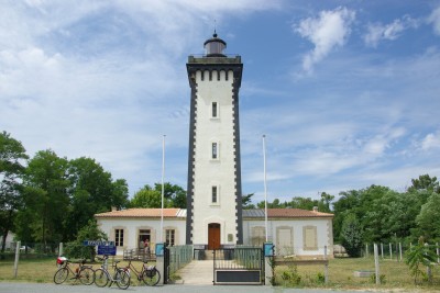 Eingang des Leuchtturm Pointe-de-Grave