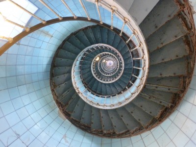 Treppenhaus des Phare de la Coubre